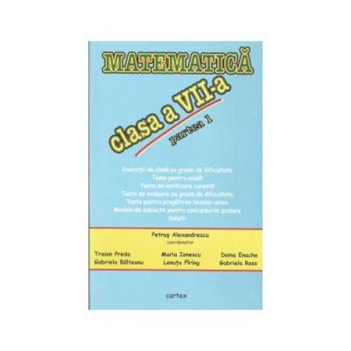 Matematica clasa a VII-a, partea I