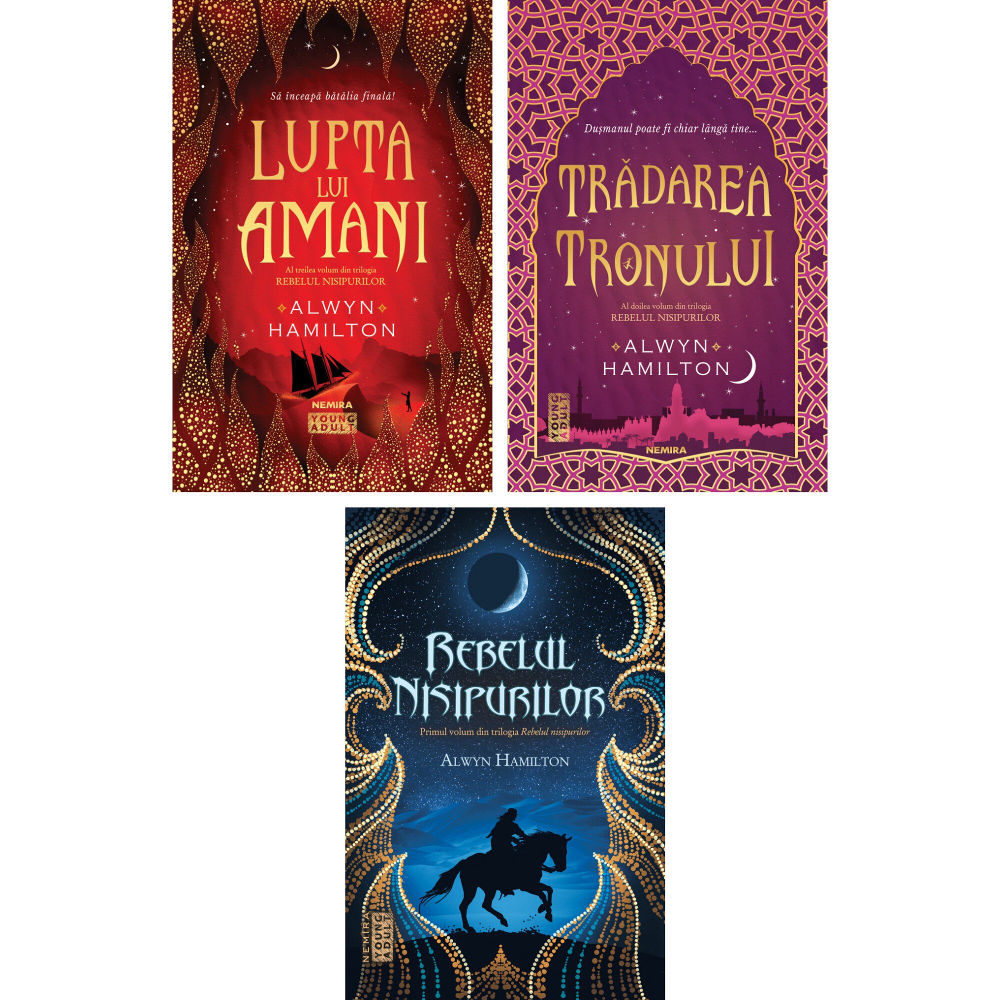 Pachet Trilogia Rebelul nisipurilor 3 volume - Alwyn Hamilton