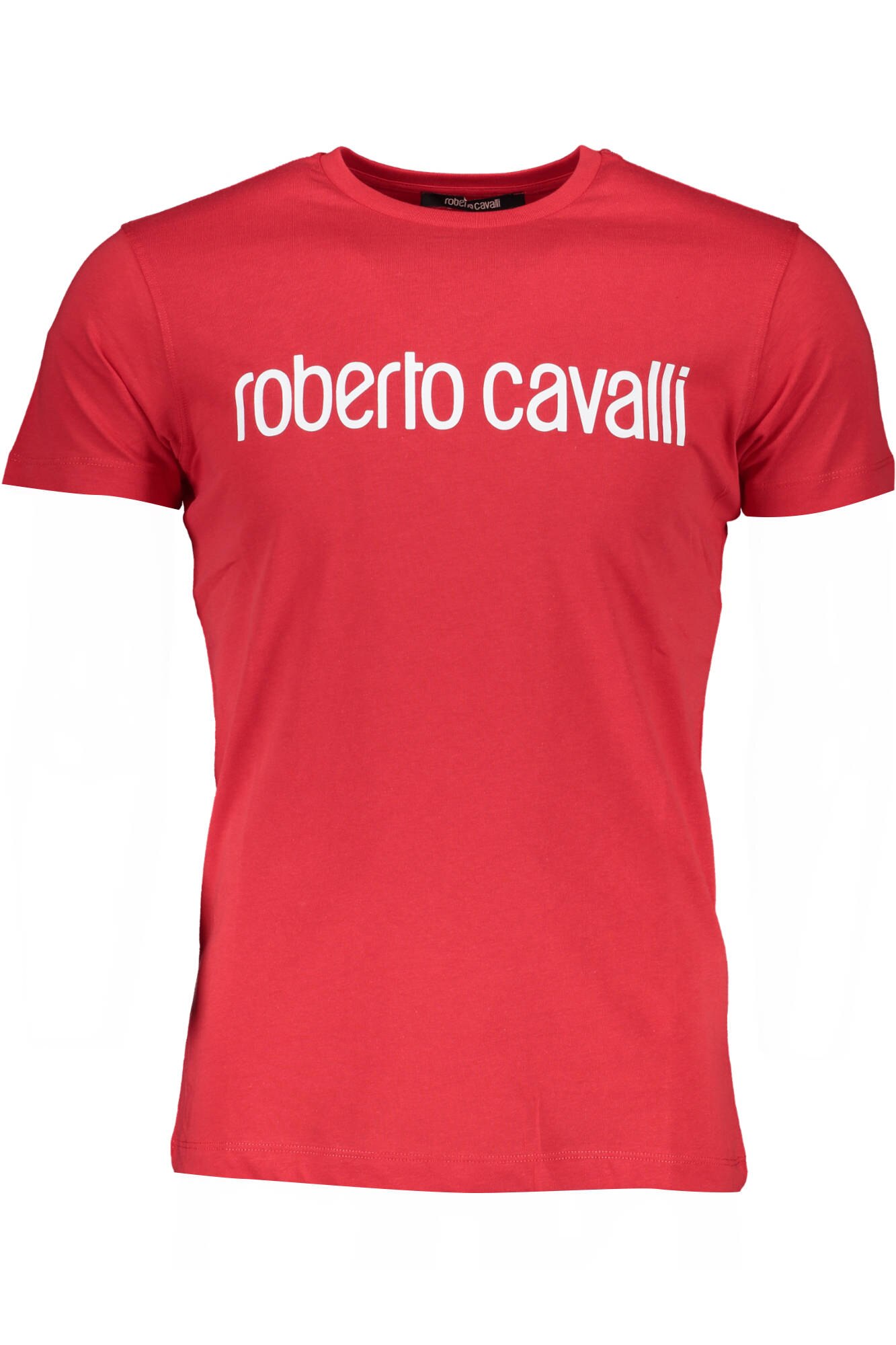 Tricou Barbati, ROBERTO CAVALLI, 9101935, Logo, Rosu
