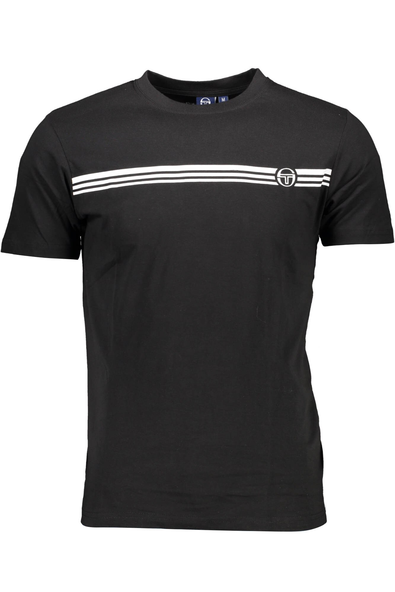 Tricou Barbati, SERGIO TACCHINI, 9102054, Logo, Negru, Negru