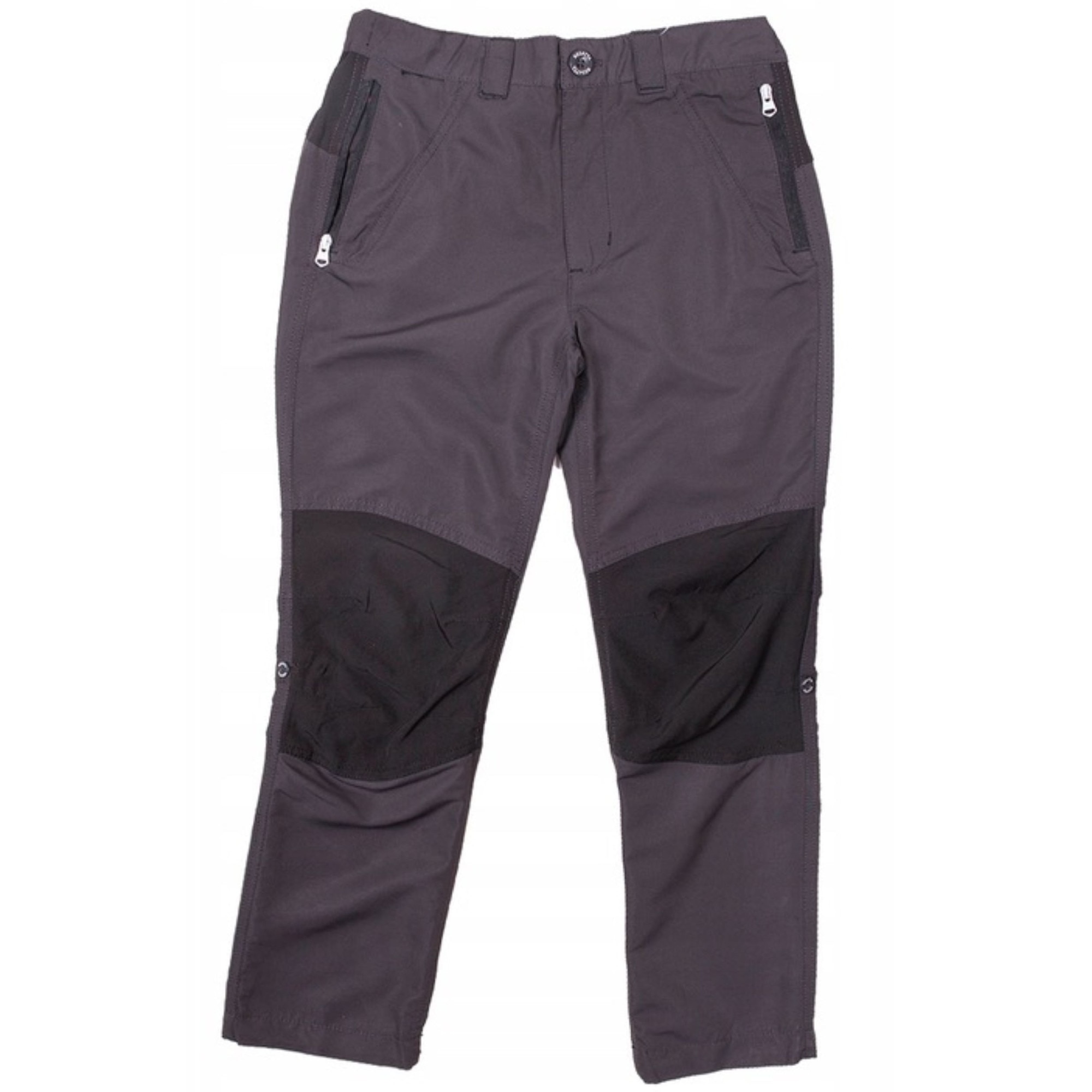 Pantaloni de trekking pentru copii, Gri/ Negru