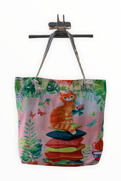 Ferro Freccia, Női strandtáska, Macskás, 40*40 CM