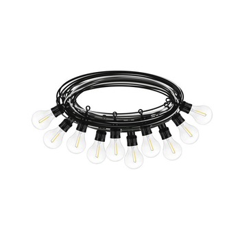 Ghirlanda luminoasa impermeabila pentru exterior curte sau gradina, cu 10 becuri LED, lungime 5m, 220V, alb cald Ghirlanda luminoasa impermeabila pentru exterior curte sau gradina, cu 10 becuri LED, lungime 5m, 220V, alb cald