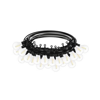 Ghirlanda luminoasa impermeabila pentru exterior curte sau gradina, cu 20 becuri LED, lungime 10m, 220V, alb cald Ghirlanda luminoasa impermeabila pentru exterior curte sau gradina, cu 20 becuri LED, lungime 10m, 220V, alb cald