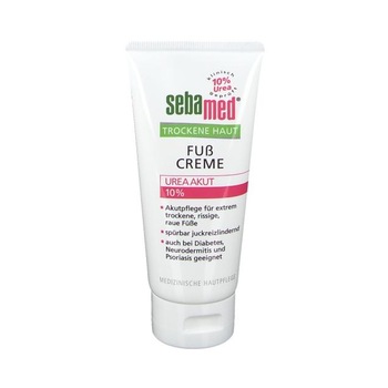 Crema pentru picioare, Sebamed Urea Akut 10%, pentru piele uscata, 100ml Crema pentru picioare, Sebamed Urea Akut 10%, pentru piele uscata, 100ml