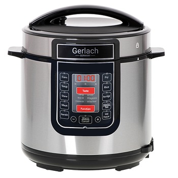 Oala electrica sub presiune Gerlach GL 6412, Capacitate 6 L, 1000 W Oala electrica sub presiune Gerlach GL 6412, Capacitate 6 L, 1000 W