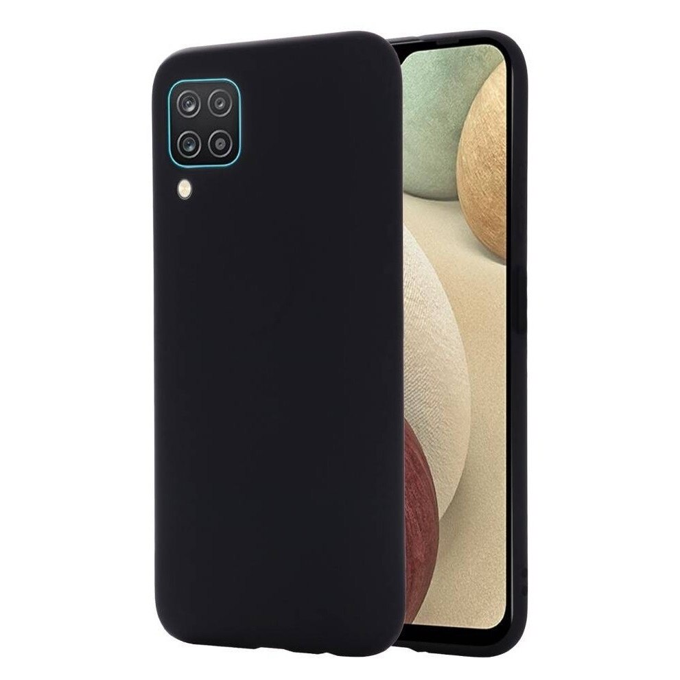 Capac Protectie Spate Mobiama Tpu Soft Pentru Samsung Galaxy A12 - Negru