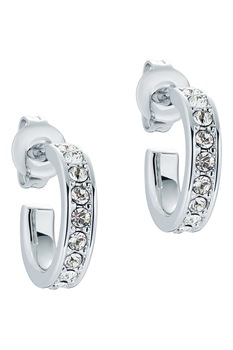 Ted Baker, Cercei rotunzi cu tija decorati cu cristale, Argintiu Ted Baker, Cercei rotunzi cu tija decorati cu cristale, Argintiu