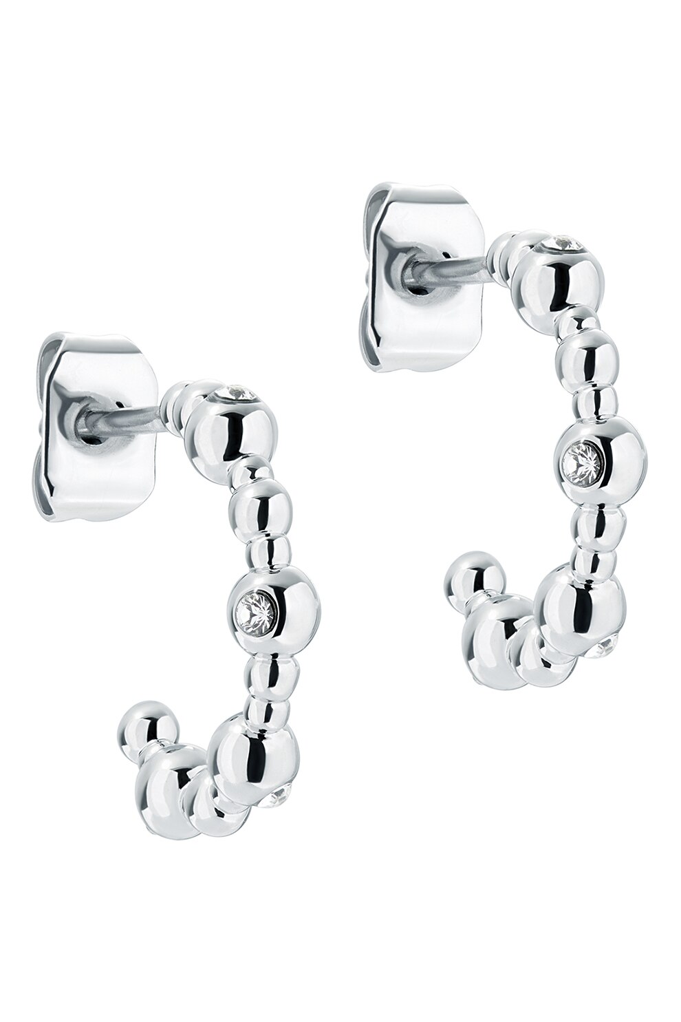 Ted Baker, Cercei decorati cu cristale, Argintiu