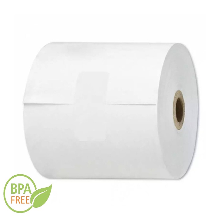 Rola Hartie Termica Zinta, 80mm x 80m, BPA Free
