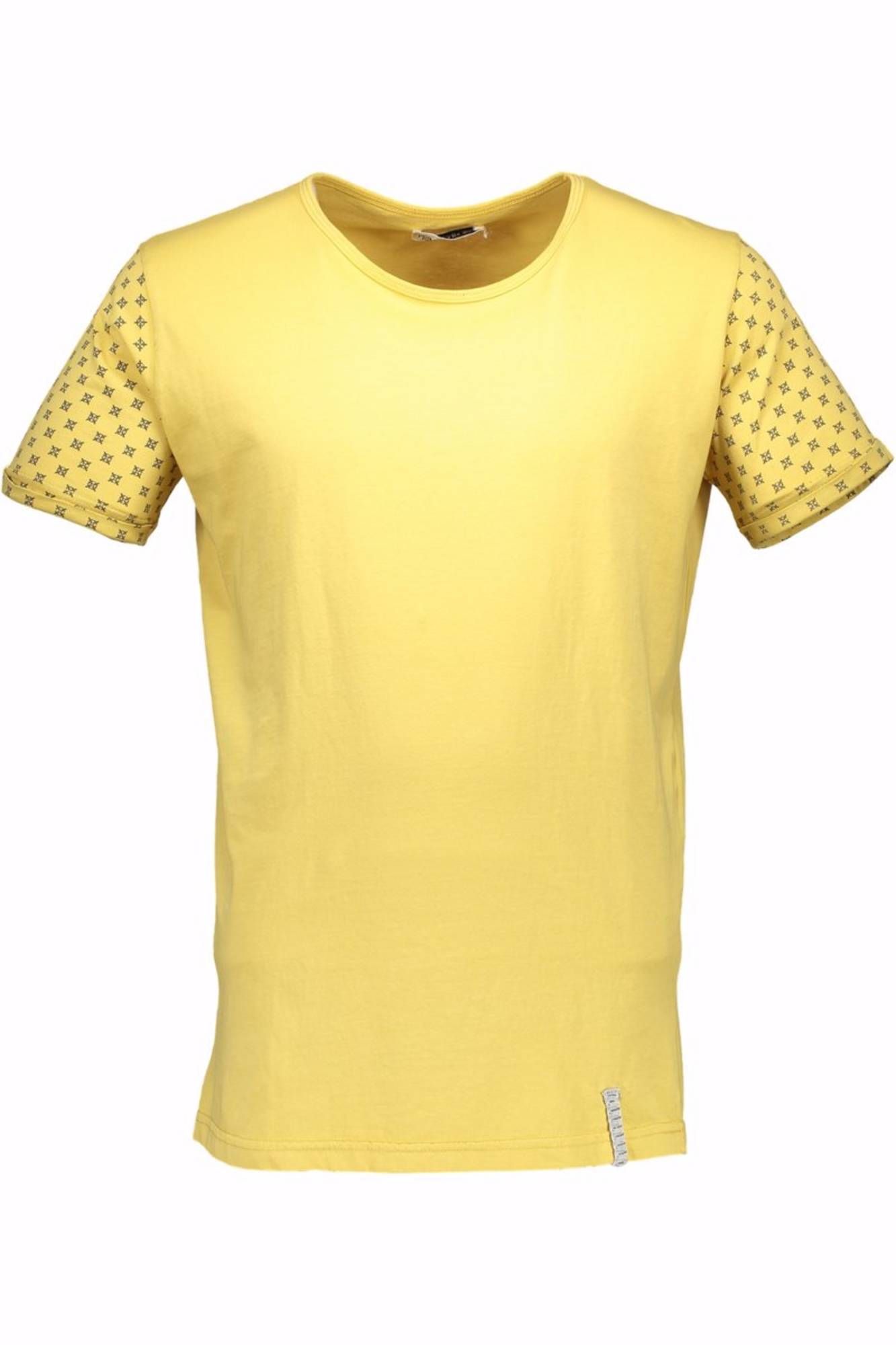 Tricou Barbati, PRIMO EMPORIO, 9101485, Logo, Galben, Galben, XL