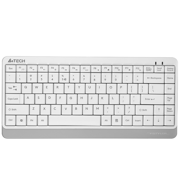 Tastatura, A4Tech, USB, Alb