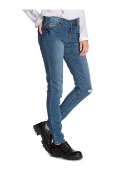 Blugi de dama Sublevel Skinny, Bumbac/Ploiester, Bleumarin, XS Blugi de dama Sublevel Skinny, Bumbac/Ploiester, Bleumarin, XS