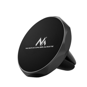 Suport telefon auto, magnetic, Maclean MC-323, negru Suport telefon auto, magnetic, Maclean MC-323, negru
