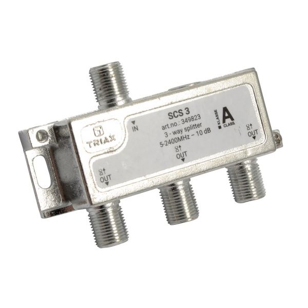 Splitter 3 iesiri 5-2400 MHz, Triax, seria SILVER - SCS 3