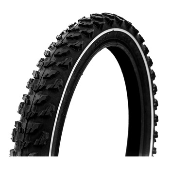Cauciuc bicicleta DURO, 18x1.75, negru cu dunga alba Cauciuc bicicleta DURO, 18x1.75, negru cu dunga alba