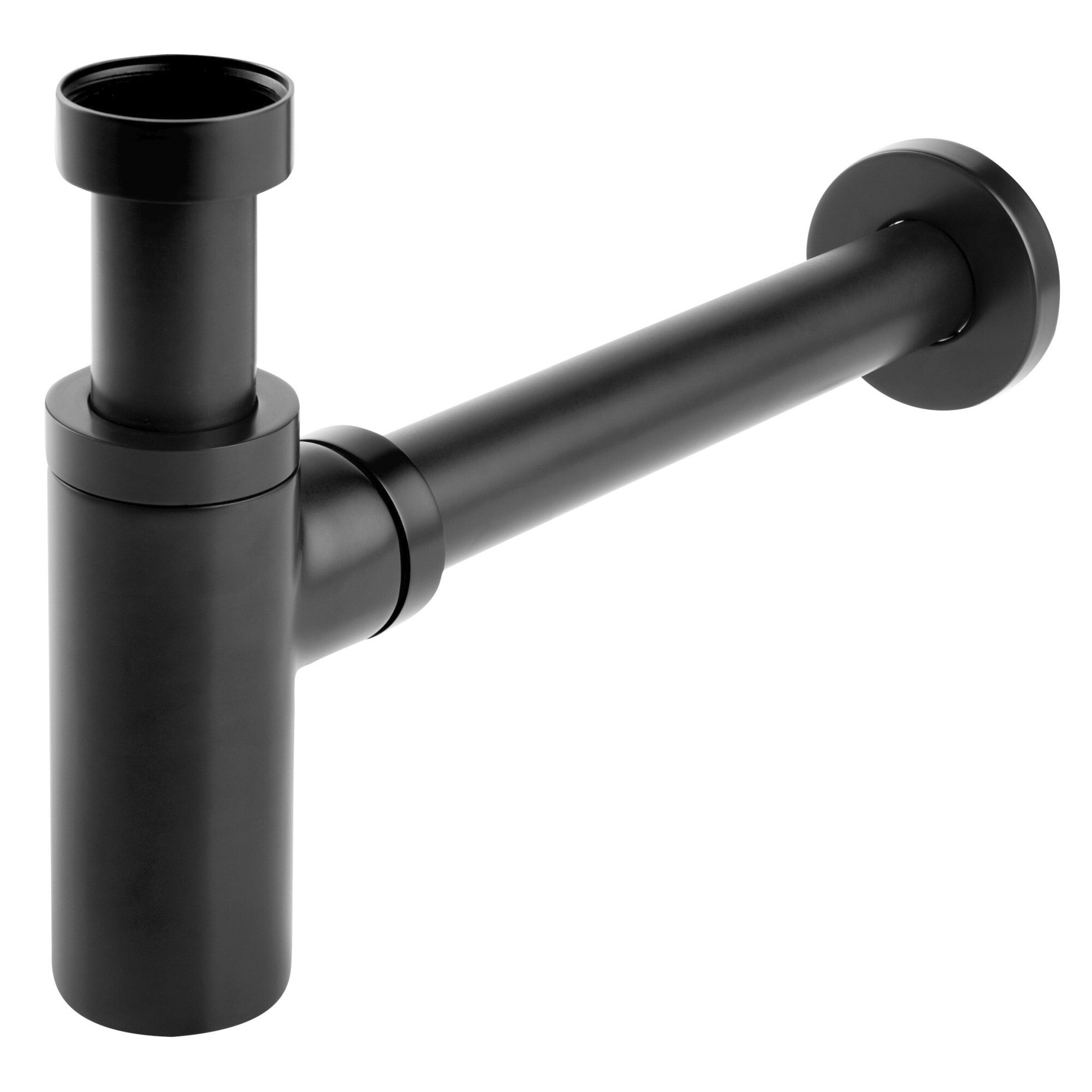 Sifon lavoar Ferro, 1 1/4 x 32 mm, Negru, Alama