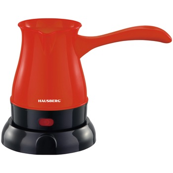 Ibric electric pentru cafea Hausberg HB-3810RS, Putere 600W, Capacitate 500 ml, Rosu Ibric electric pentru cafea Hausberg HB-3810RS, Putere 600W, Capacitate 500 ml, Rosu