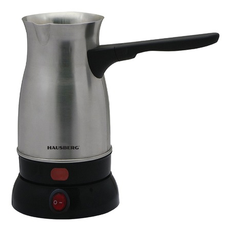 Ibric electric pentru cafea Hausberg HB-3815, Putere 800W, Capacitate 800 ml, Inox