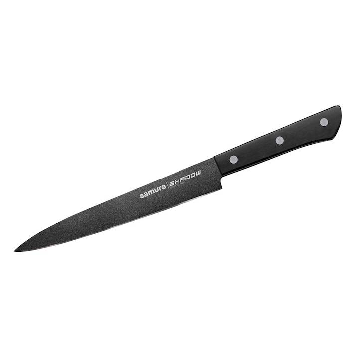 Cutit feliere, Samura Shadow, HRC 59, otel japonez lama 19,5 cm