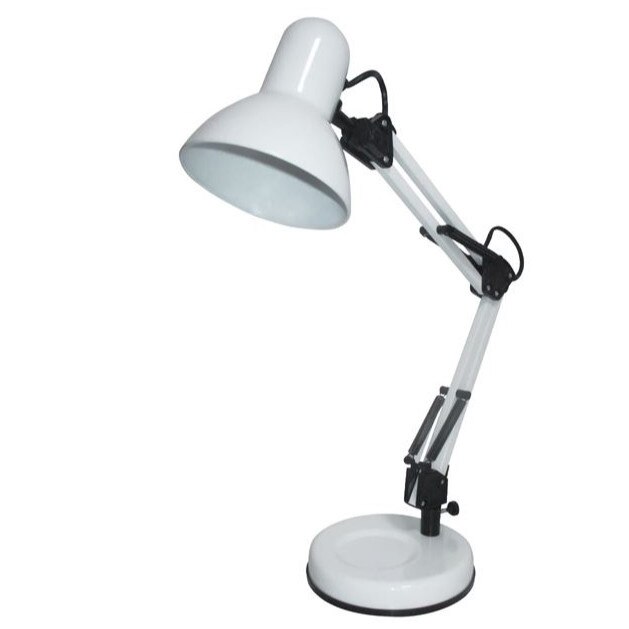 Lampa de birou , metalica, alba