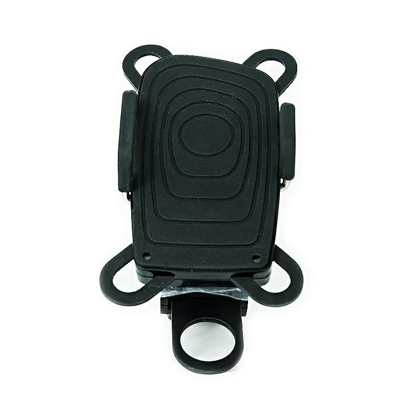 Suport cu cleme laterale pentru telefon, montare pe ghidon, rotatie 360 de grade, Negru, BBL2862