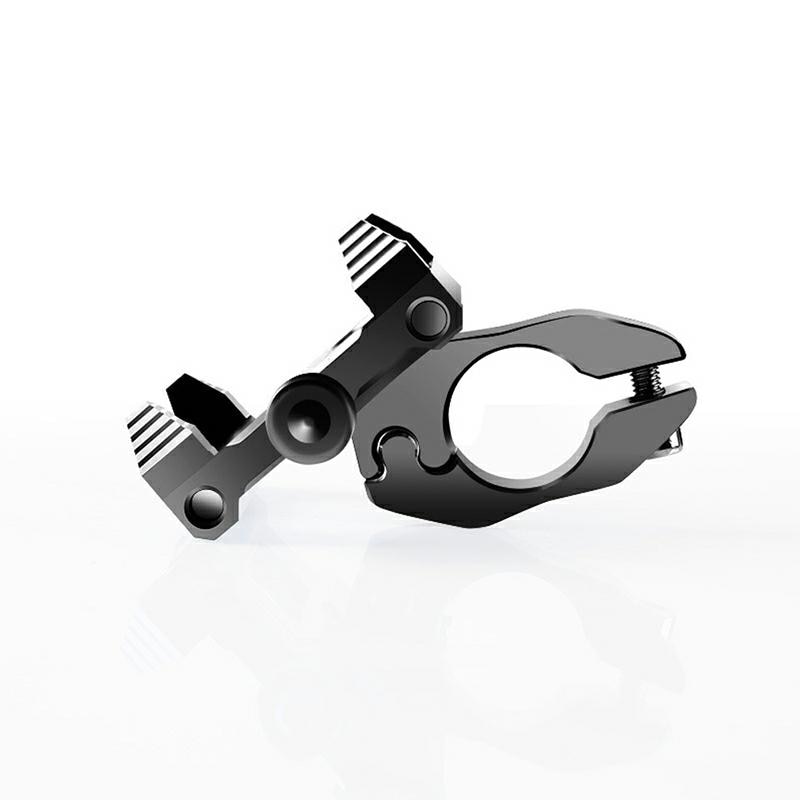 Suport pentru telefon cu montare pe ghidon bicicleta, ajustabil, Negru, BBL2865
