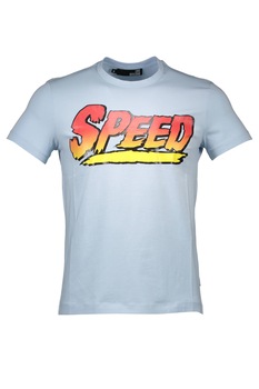 Tricou Barbati, LOVE MOSCHINO, 9101256, Logo, Albastru, XL INTL Tricou Barbati, LOVE MOSCHINO, 9101256, Logo, Albastru, XL INTL