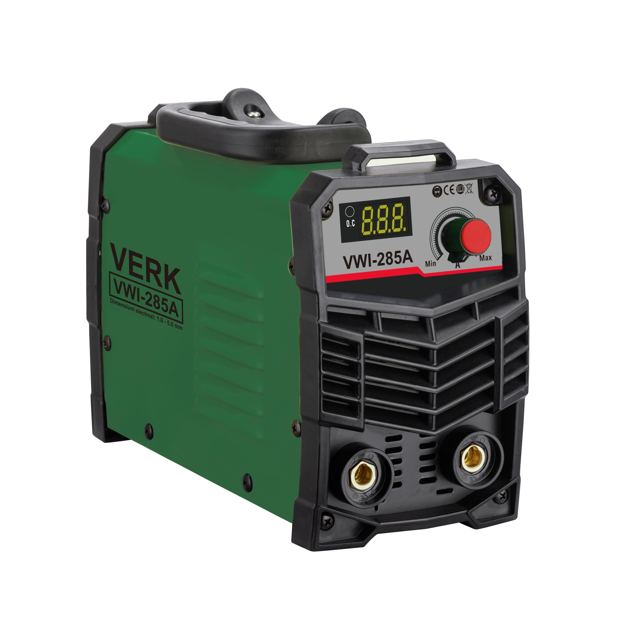 Invertor pentru sudura MMA VERK VWI-285A, 285A, 8.8 kVa, diametru electrozi 1-5mm