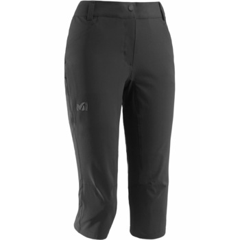 Pantaloni sport dama, Millet Trekker Stretch 3/4 PT W, Negru Pantaloni sport dama, Millet Trekker Stretch 3/4 PT W, Negru