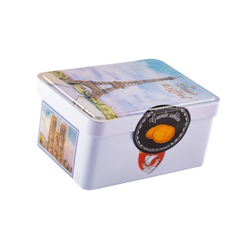 Cutie cu biscuiti Sables cu unt, la Tour Eiffel 130g Cutie cu biscuiti Sables cu unt, la Tour Eiffel 130g