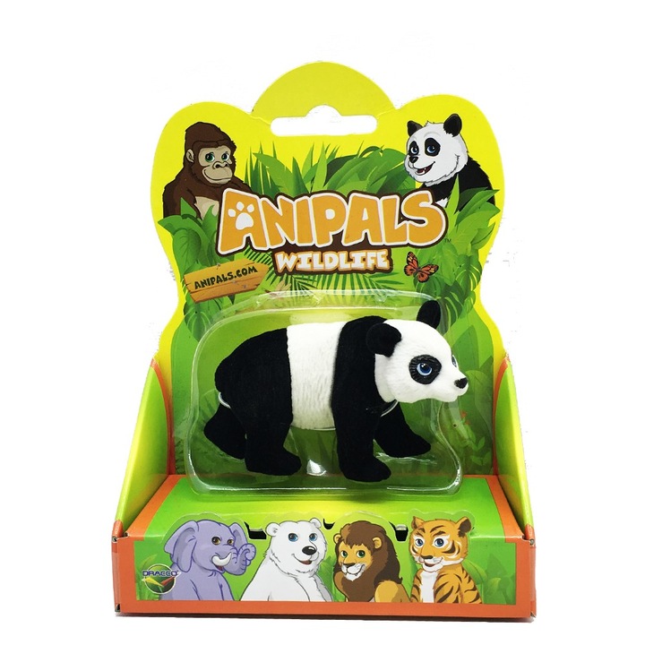 Фигурка Кадифени животни Anipals Panda, 633055