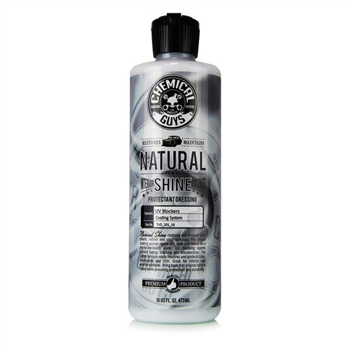 Natural Shine, Satin Shine Dressing - Solutie intretinere suprafete plastic si cauciuc, 473 ml
