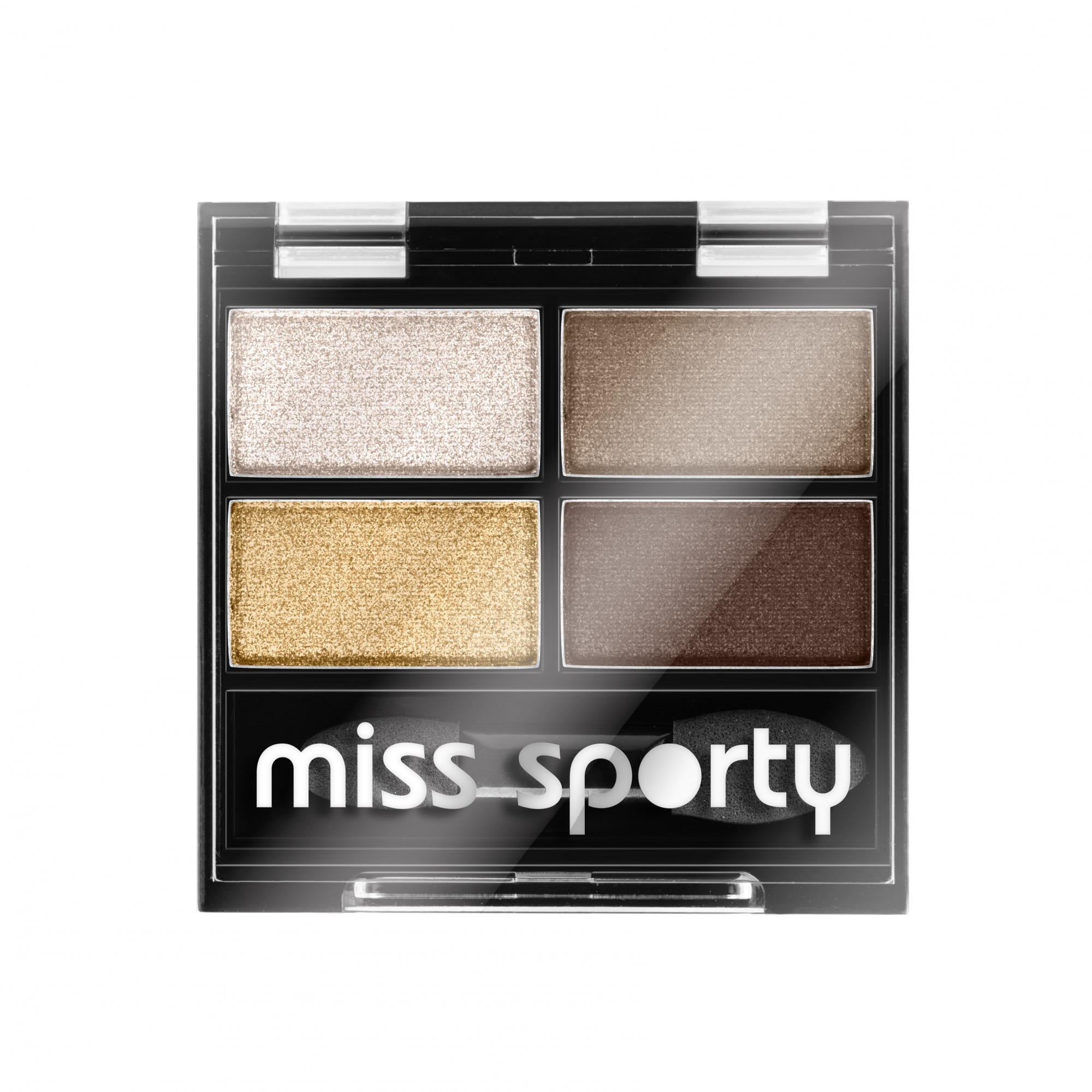 Fard de pleoape Miss Sporty Studio Color Quattro 413 100% Golden Eye, 5 g