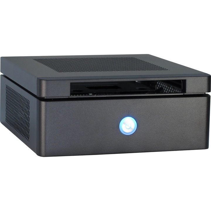 Inter-Tech ITX-603 HTPC számítógépház, 60W, Fekete