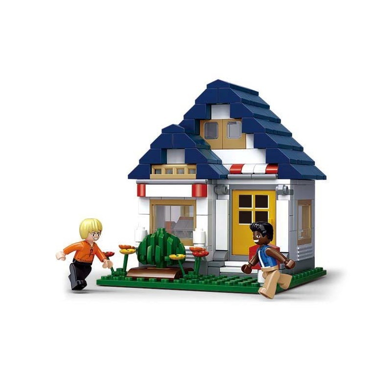 Set de constructie Sluban, Sala de gimnastica a lui Oliver, 204 piese