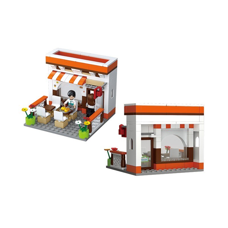 Set de constructie Sluban, Restaurant, 137 piese