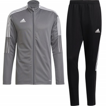 Trening Adidas Tiro 21 Track pentru barbati, Gri/Negru Trening Adidas Tiro 21 Track pentru barbati, Gri/Negru