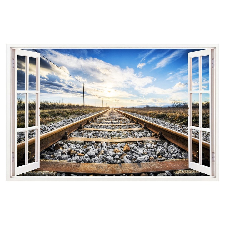 Dekoratív matrica, 3D ablak, Sky, 85 cm, 209STK