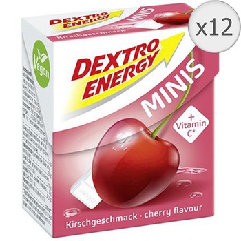 Tablete dextroza Minis Cirese 50g Dextro Energy, 12 bucati Tablete dextroza Minis Cirese 50g Dextro Energy, 12 bucati