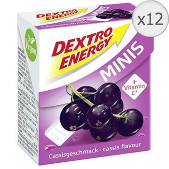 Tablete dextroza Minis Coacaze 50g Dextro Energy, 12 bucati Tablete dextroza Minis Coacaze 50g Dextro Energy, 12 bucati