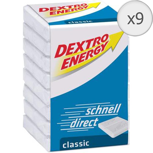 Tablete dextroza Cuburi Clasic 46g Dextro Energy, 9 bucati