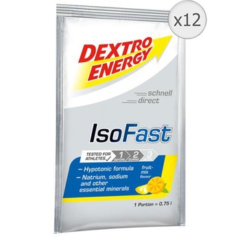 Bautura hipotonica cu carbohidrati si electroliti Fruit Mix 56g Dextro Energy, 12 bucati Bautura hipotonica cu carbohidrati si electroliti Fruit Mix 56g Dextro Energy, 12 bucati