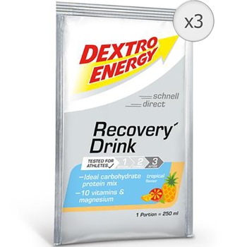 Bautura cu carbohidrati si proteine aroma tropical 44,5g Dextro Energy, 3 bucati Bautura cu carbohidrati si proteine aroma tropical 44,5g Dextro Energy, 3 bucati