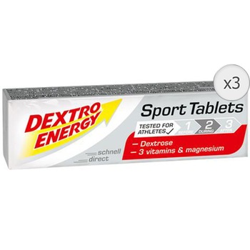 Tablete de dextroza cu Vitamine si Magneziu Sport Formula 94g Dextro Energy, 3 bucati Tablete de dextroza cu Vitamine si Magneziu Sport Formula 94g Dextro Energy, 3 bucati