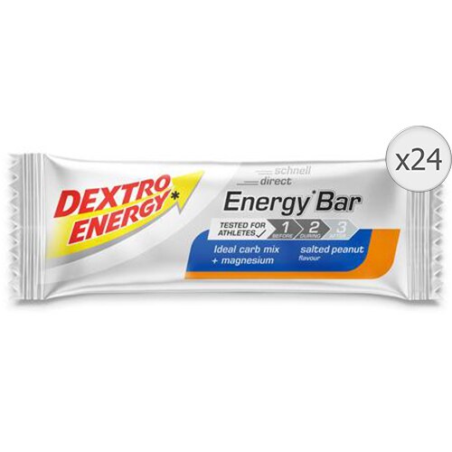 Baton energizant Alune sarate 50g Dextro Energy, 24 bucati