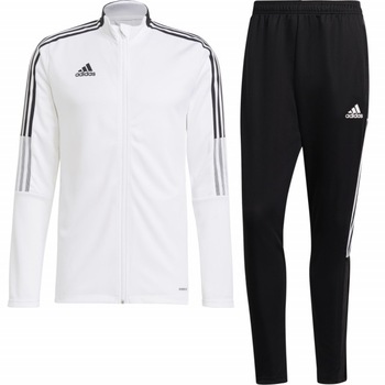 Trening Adidas Tiro 21 Track pentru barbati, Alb/Negru Trening Adidas Tiro 21 Track pentru barbati, Alb/Negru