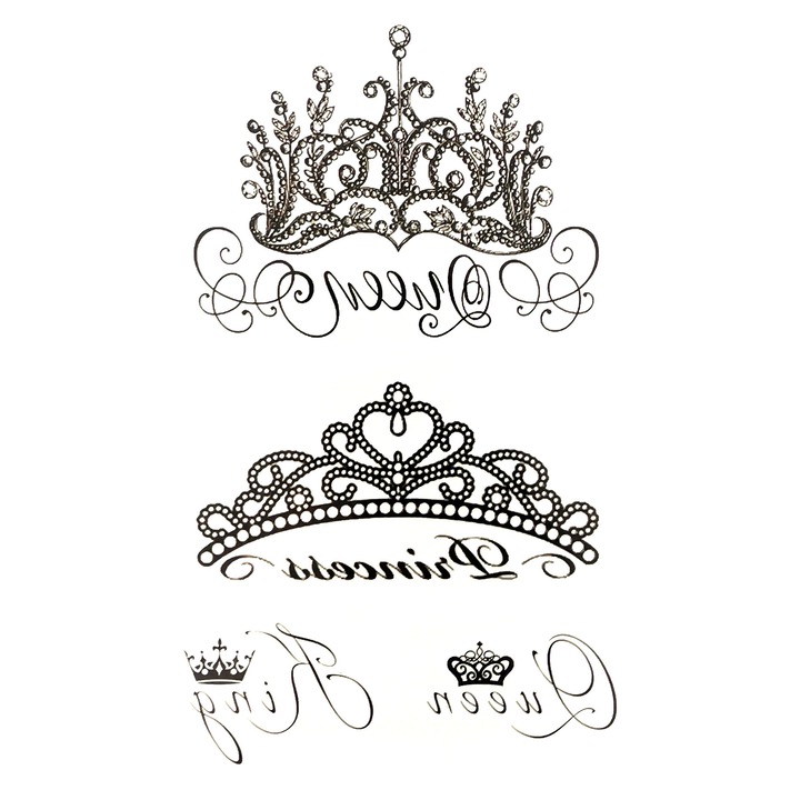 Tatuaj temporar 21 x 10 cm,Nevermore® WS017