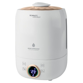 Umidificator de aer cu ultrasunet Scarlett SC-AH986E14 ,Alb Umidificator de aer cu ultrasunet Scarlett SC-AH986E14 ,Alb