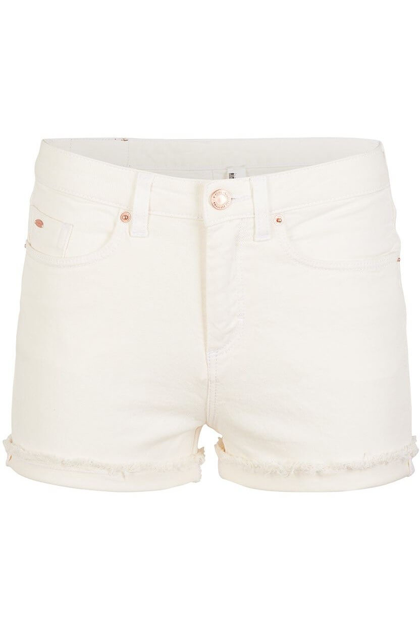 Pantaloni scurti pentru femei, O'Neill LW ESSential Stretch 5 Pkt Short, Alb